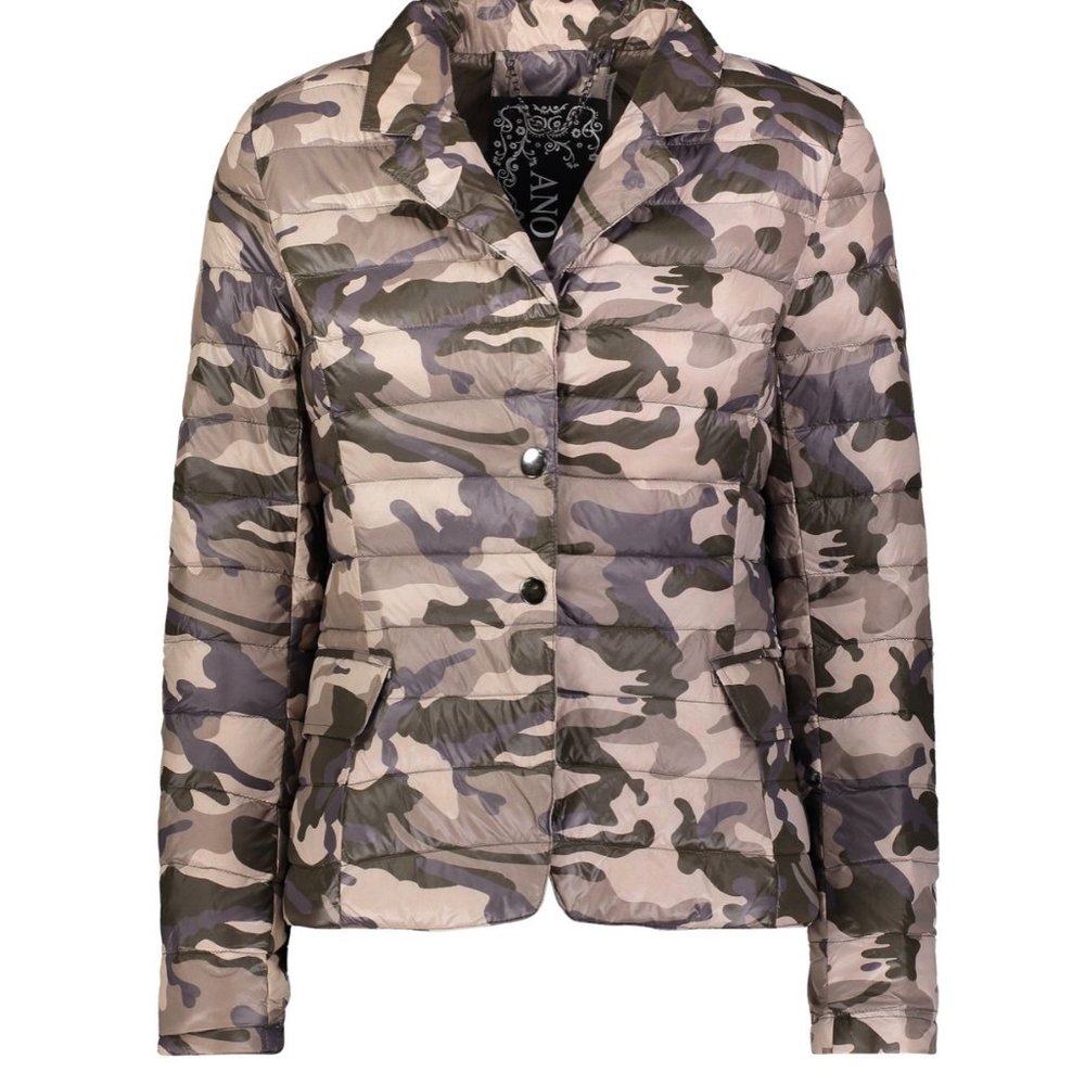 Duck down cropped blazer